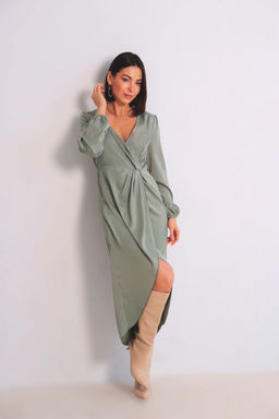 Martichelli Платье с эффектом запаха  фото 6