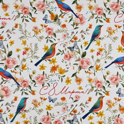 Цена за 10 шт. Бумага упаковочная глянцевая С 8 марта, 70?100 см