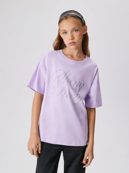 ACOOLA / Футболка детская для девочек Gulu лавандовый
