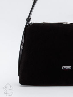 Сумка женская кожаная 8017SMS black Velina Fabbiano-Safenta