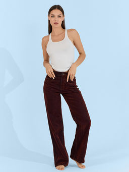 Джинсы женские коричневые - Mark formelle фото 2