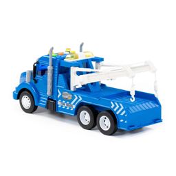 Профи, автомобиль-эвакуатор инерционный (со светом и звуком) (синий) (в коробке) - Полесье фото 3