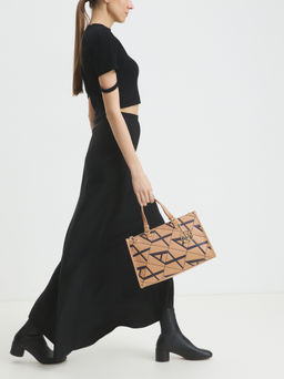 Женский тоут ARMANI EXCHANGE Артикул 4081537, темно-бежевый  фото 2