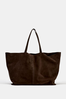 MAXI SUEDE TOTE BAG - Zara фото 11