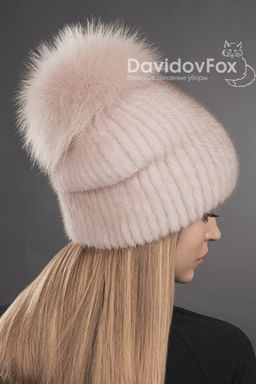 Шапка Буратино норка кизил