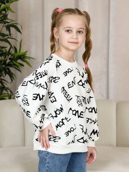 ТД023 Толстовка Оверсайз (белый) - Милаша фото 2