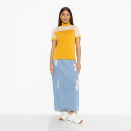 Водолазка комбинированная С тобой вдвоём (fashion) - Charutti фото 4