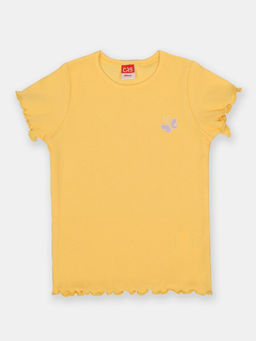 CRB wear/CSBG 63773-30-396 Футболка для девочки,желтый/Ex.Cherubino