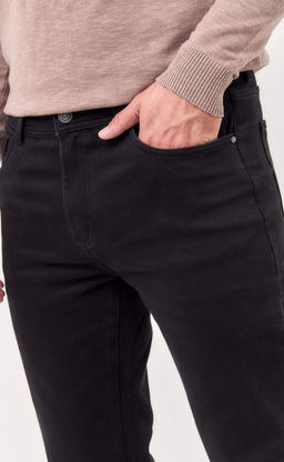 Джинсы утепл F421-0151W black