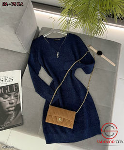 Платье женское на полузамке