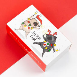 Носки женские новогодние KAFTAN «Зажигай» размер 36-40 (23-25 см), набор 2 пары