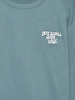 Bisiklet Yaka Erkek ?ocuk Sweatshirt