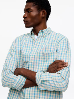 Camisa de lino y algod?n holgada - H&m фото 4