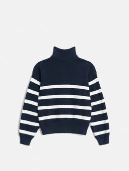 ACOOLA / Джемпер детский для мальчиков Felix синяя полоска  фото 2