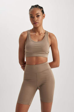 Спортивный бюстгальтер DeFactoFit с воротником-халтером  фото 6