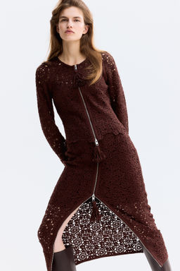 Crochet-look skirt - H&m фото 5