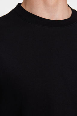 TRENDYOL MAN Siyah Oversize Bisiklet Yaka K?sa Kol T-Shirt TMNSS23TS00236 - Trendyolmilla фото 6