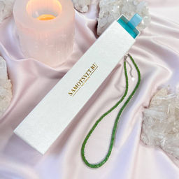 Бусы из зеленого Граната (Цаворит) - Радуга самоцветов фото 4