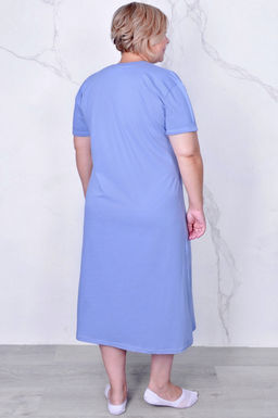 Арт. 4133 Туника женская 50-58 (5 шт) Цвет:грязно-сиреневый - Калинка фото 3