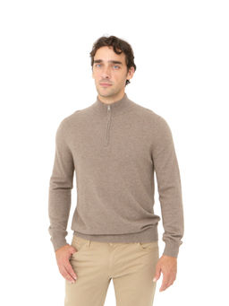 Джемпер из кашемира мужской KM010005-E капучино