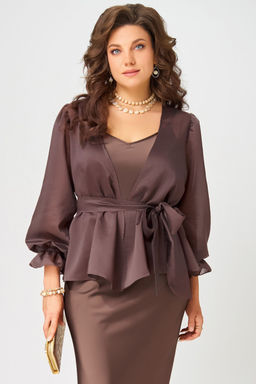 Блуза FITA 20762 шоколад