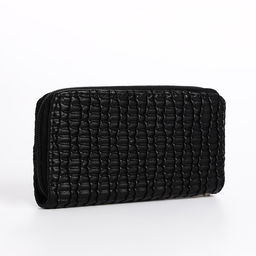 Кошелёк на молнии, цвет чёрный - Simaland фото 2