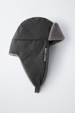 TECHNICAL FAUX SHEARLING CAP - Zara фото 6