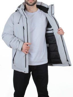 D6300 LT. GRAY Куртка мужская зимняя (200 гр. био-пух)