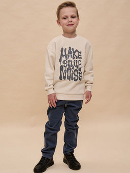 PELICAN, толстовка для мальчиков, Молочный