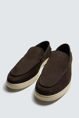CASUAL LEATHER LOAFERS - Zara фото 6