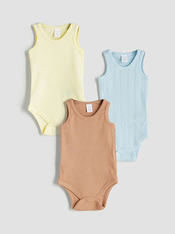 Basic Erkek Bebek ??t??tl? Body 3l?