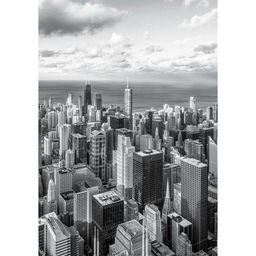 Фотообои «Панорама Чикаго» (4 листа) 140Х200 см
