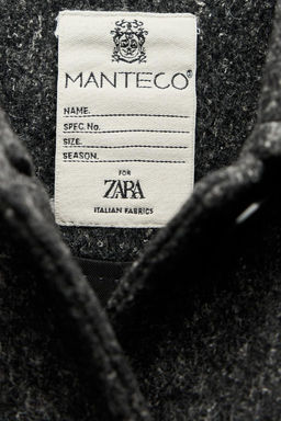 ZW COLLECTION MANTECO WOOL BLEND COAT - Zara фото 7