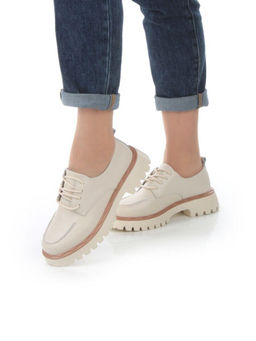 03-HY7-1D BEIGE Полуботинки женские (натуральная кожа)