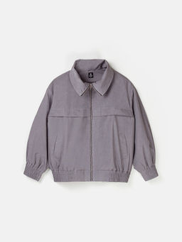 Бомбер из термохрома "Пепел" женский