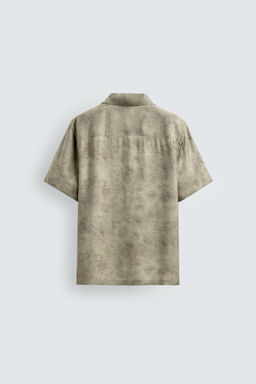 CAMISA SATINADA RELAXED FIT / Beige - Zara фото 9