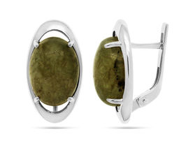 Серьги, лабрадорит, СП19