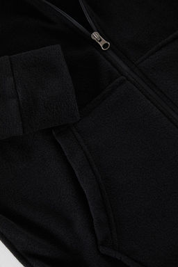 TRENDYOL MAN Siyah Regular/Normal Kesim Basic Fermuarl? S?cak Tutan Polar H?rka/Sweatshirt TMNAW25SW00183 - Trendyolmilla фото 2