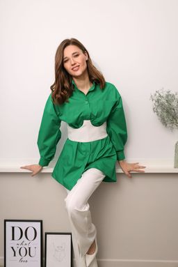 Рубашка AURA 2043-164 зелёный  фото 2