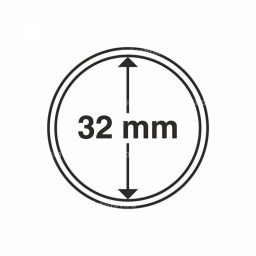 Капсула CAPS для монет диаметром 32 мм LEUCHTTURM 304799