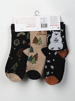 Pelican 3шт. в упаковке BEGL3313(3) носки для мальчиков