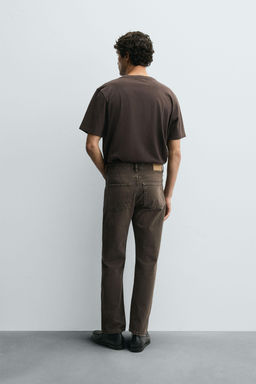 JEANS REGULAR FIT / Marr?n - Zara фото 3
