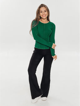 Лонгслив женский Эмма (черный) - Lovetex фото 32