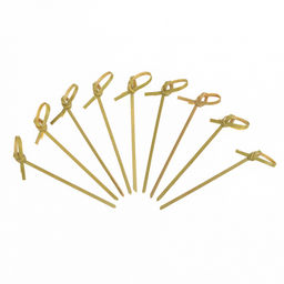 Шпажки бамбук 9 см "Завиток"