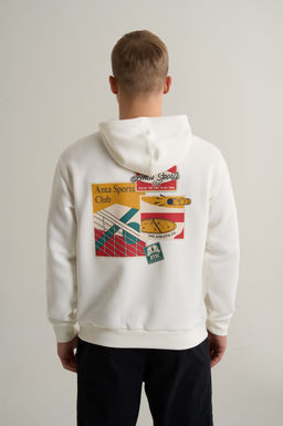 Худи Серо-белый ANTA SPORTS CLUB Sweat Hoodie фото 5