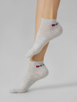 Носки Mark Formelle женские спортивные хлопок с эластаном серые набор 5 пар  фото 5