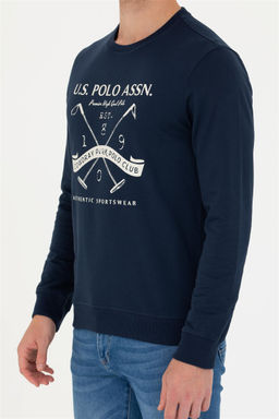 U. S. Polo Assn / Мужской темно-синий свитшот - U.s. polo assn фото 6