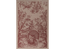 01с-78ЯК 50*76 Полотенце "Лесная индюшка" бежевый/коричневый