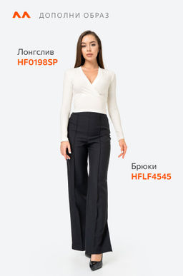 Женский лонгслив с глубоким вырезом из вискозы Happy Fox  фото 5