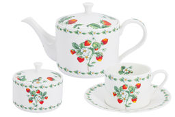 Чайный сервиз Земляничная поляна, 6 персон, 14 предметов - Anna lafarg emily фото 3